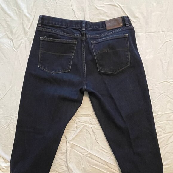 LRL Lauren Jeans Co 5 Pkt Modern Slim Size 8 Womens Dark Wash - Picture 1 of 12